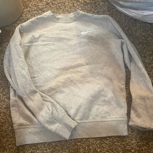 Grey Nike crew neck